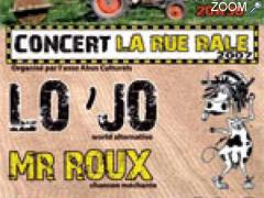 photo de CONCERT LA RUE RALE : Lo'Jo, Mr Roux, Positive Roots Band